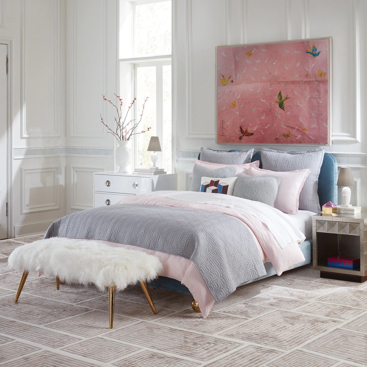 BD21_Linen_Ripple_Blush_Duvet_White_Sheets_a_64adf34b-430d-46d4-9546-84ab8e7bb967.jpg Jonathan Adler Sheet Sets Getaway Linen Sheet Set