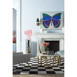 Jonathan Adler Print Paule Marrot, Butterfly Blue 7 Jonathan Adler Print Paule Marrot, Butterfly Blue