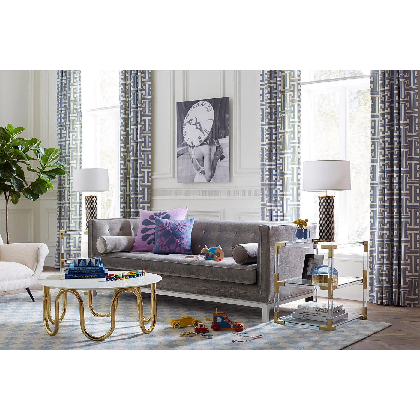 FA19_FamilyFriendlyFabrics_Overall_df6febad-d2be-4b07-8544-054e5274a866.jpg Jonathan Adler Jacques Two-Tier Side Table