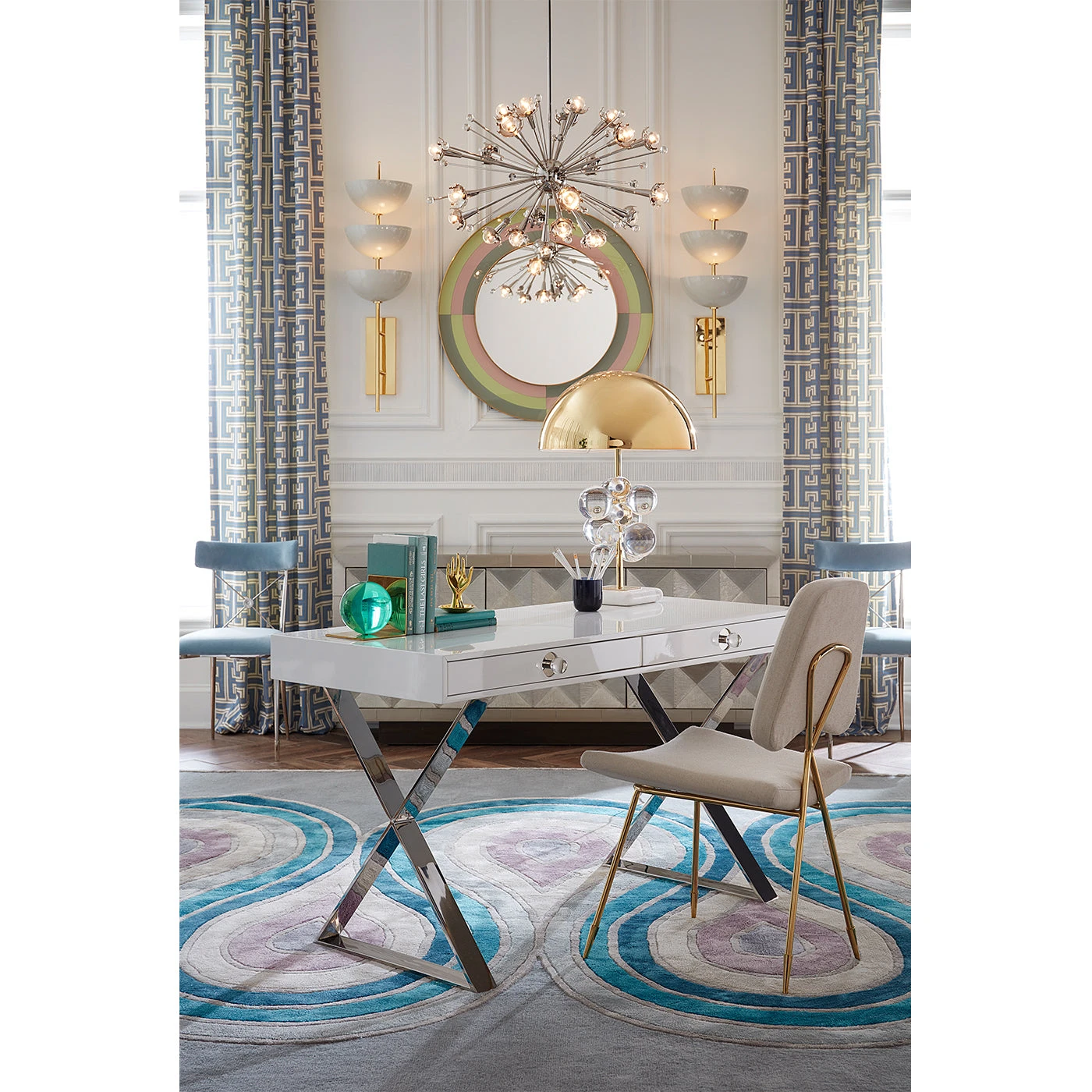 FA20_Channing_Desk_Maxime_DiningChair_eb3fce20-cfab-48f4-97c7-6fd58ab2e062.jpg Jonathan Adler Chandeliers Sputnik Chandelier