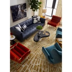 Jonathan Adler Sunburst Hand-Knotted Rug