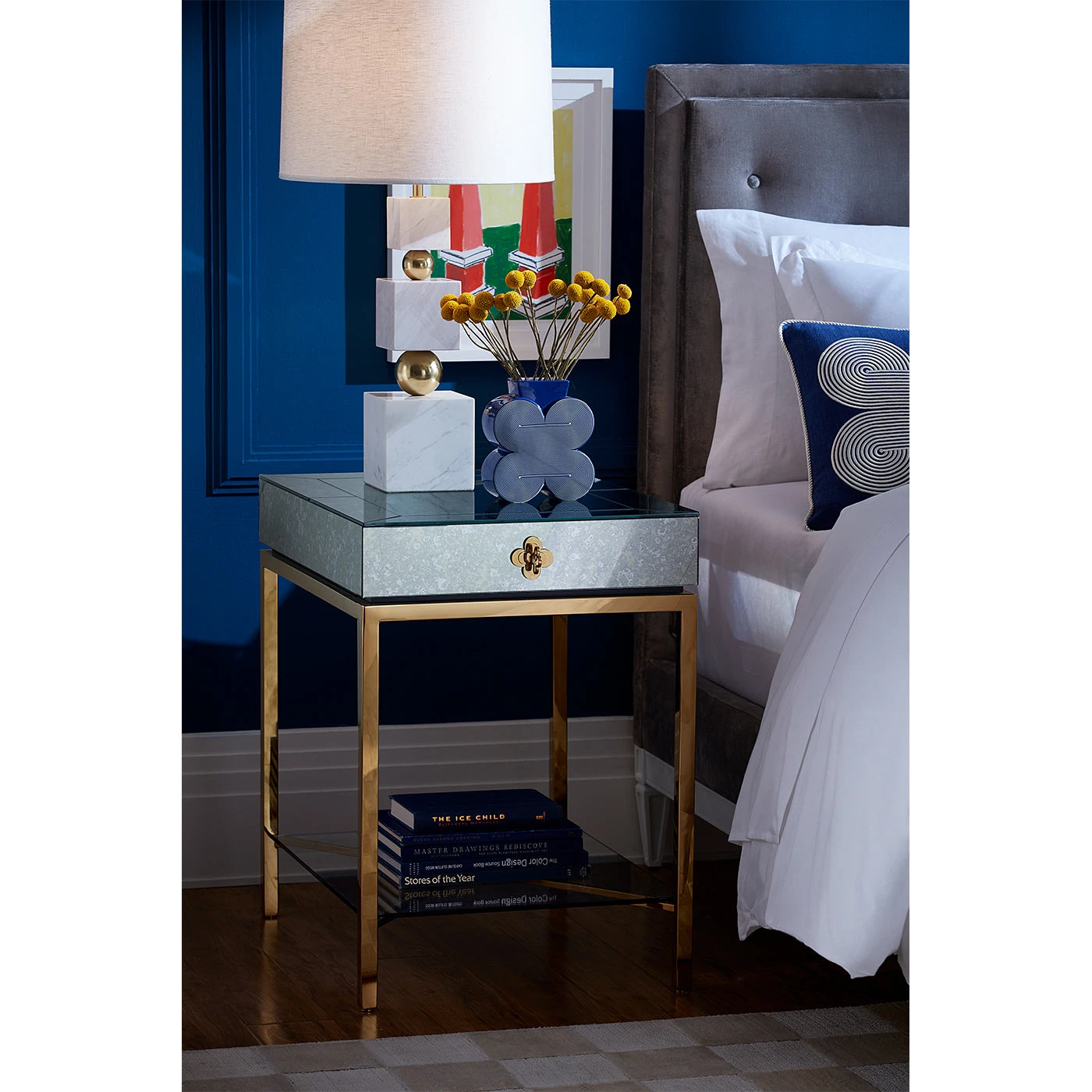 FA20_Delphine_Tall_SideTable.jpg Jonathan Adler Side & Accent Tables Delphine Tall Side Table