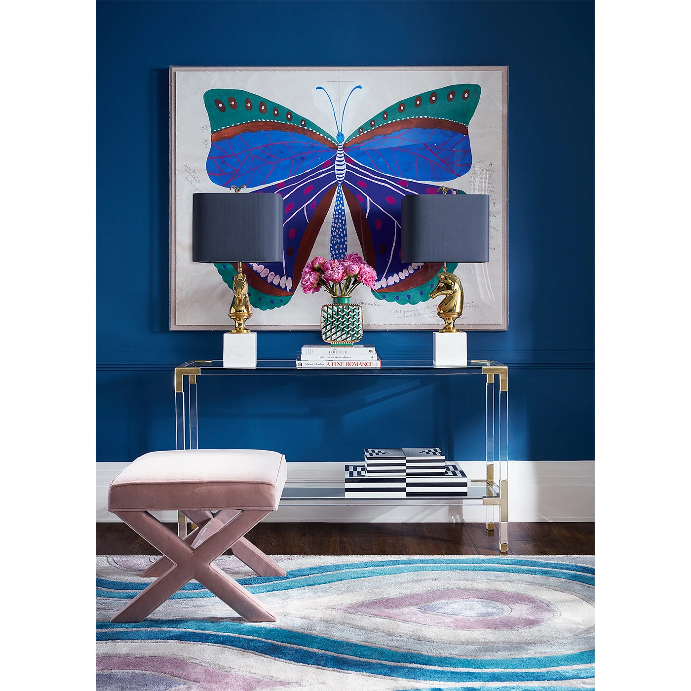 FA20_Jacques_Console_c9497708-c02b-4ace-a6b5-8a4495851a7e.jpg Jonathan Adler Print Paule Marrot, Butterfly Blue