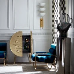 Jonathan Adler Bars & Bar Carts Reform Circle Bar