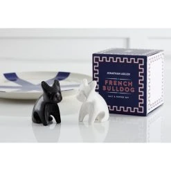 Jonathan Adler French Bulldog Salt & Pepper Set