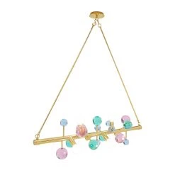 Jonathan Adler Globo Six-Light Linear Chandelier