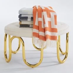 Jonathan Adler Benches & Ottomans Scalinatella Ottoman