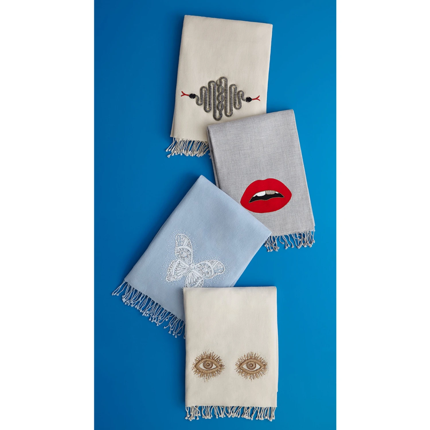 HO20_Embellished_Throws_a_87b45b7e-696d-4f9c-a03c-35375d774e2a.jpg Jonathan Adler Muse Eyes Embellished Throw All Décor