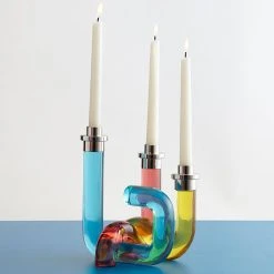 Jonathan Adler Candles & Candle Holders Pompidou Acrylic Candleholder