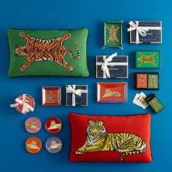 Jonathan Adler Tiger Needlepoint Pillow All Décor