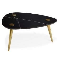 Jonathan Adler Small Marble Triangle Table New Furniture 11 Jonathan Adler Small Marble Triangle Table New Furniture