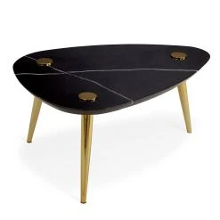 Jonathan Adler Small Marble Triangle Table New Furniture 7 Jonathan Adler Small Marble Triangle Table New Furniture