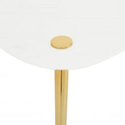 Jonathan Adler Large Marble Triangle Table