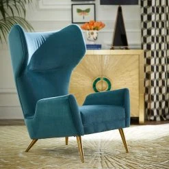 Jonathan Adler New Furniture Milano Wing Chair