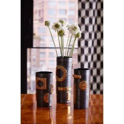 Jonathan Adler Small Osaka Cylinder Vase Pottery