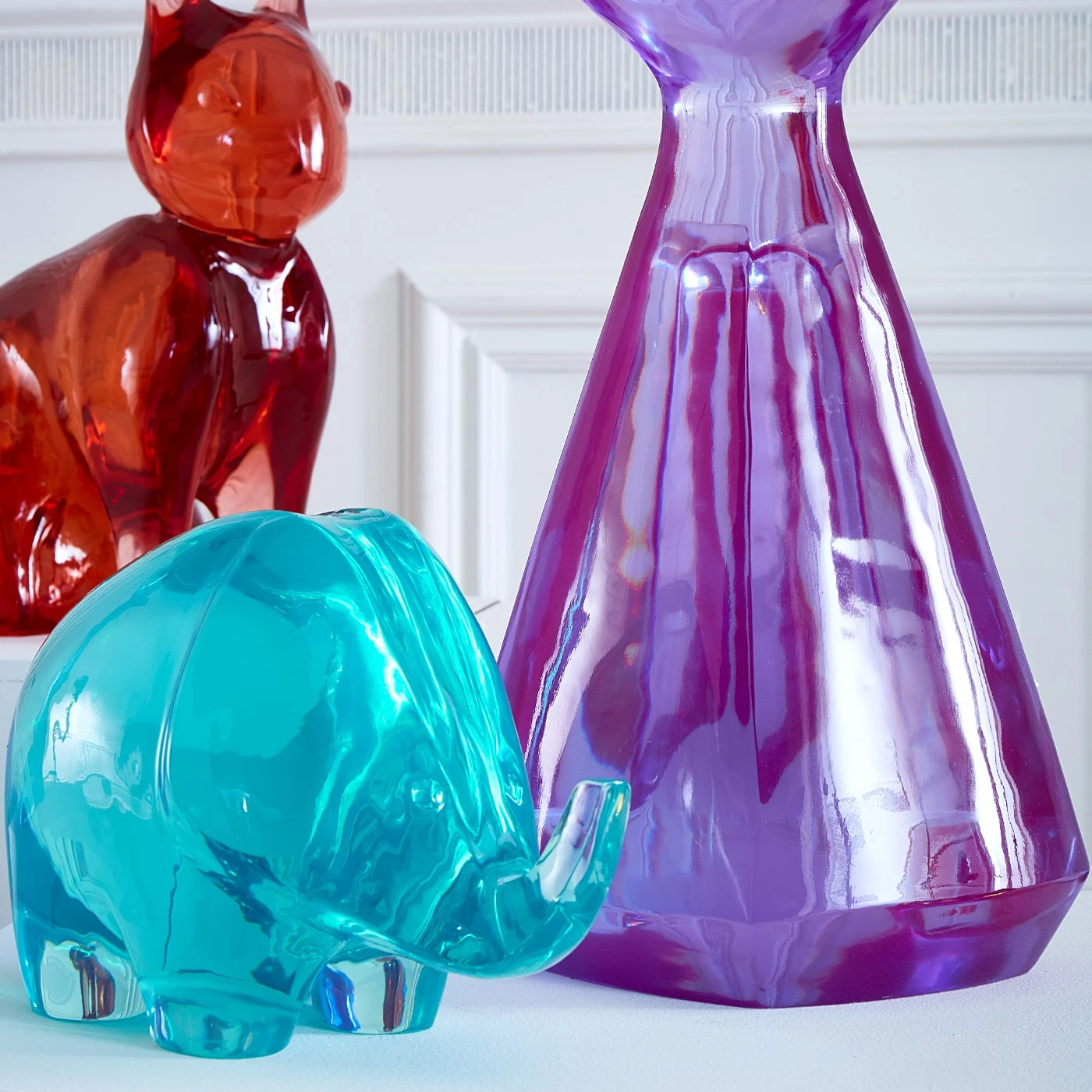 SP21_Acrylic_Cat_Elephant_Rabbit.jpg Jonathan Adler Giant Acrylic Rabbit