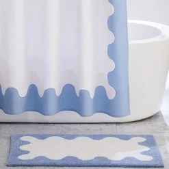 Jonathan Adler Ripple Shower Curtain