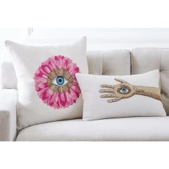 Jonathan Adler Palmistry Beaded Pillow
