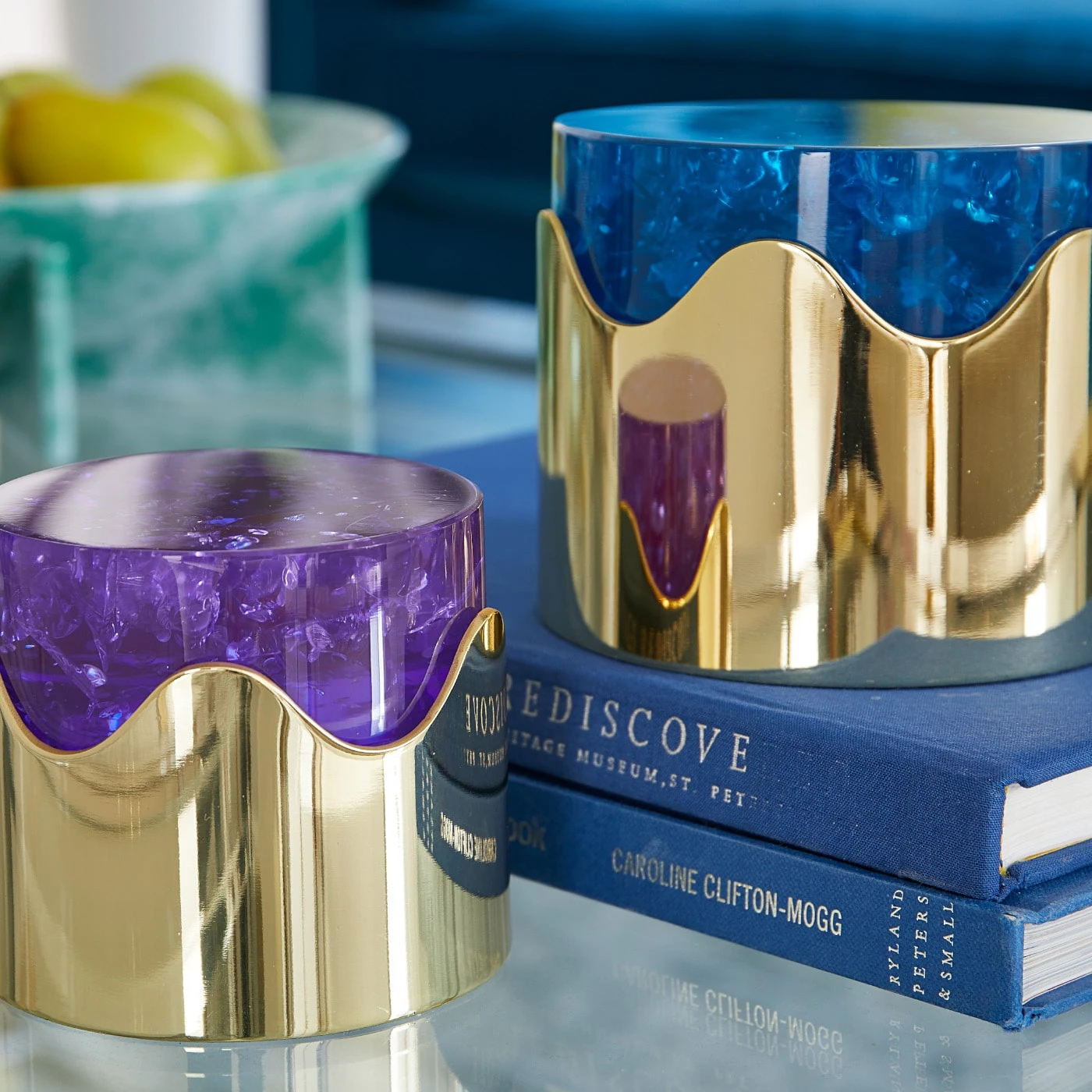 SP21_Brass_Ripple_Boxes.jpg Jonathan Adler Large Ripple Box Boxes & Canisters