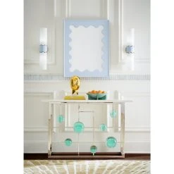 Jonathan Adler Mirrors Ripple Lacquer Mirror