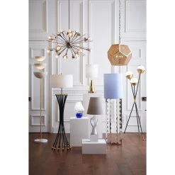 Jonathan Adler Brass Ripple Table Lamp
