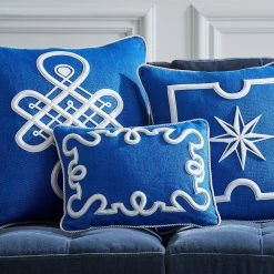 Jonathan Adler Maxime Emblem Pillow