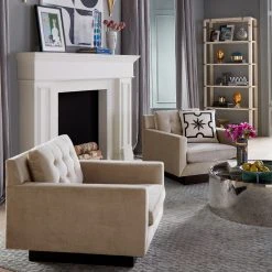 Jonathan Adler Print Paule Marrot, Black & White Abstract 2, 1