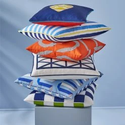 Jonathan Adler New Décor Torino Ribbons/Windows Outdoor Pillow