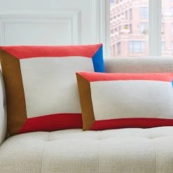 Jonathan Adler Perimeter Cashmere Knit Square Pillow All Décor