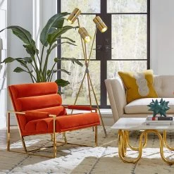 Jonathan Adler Channeled Goldfinger Chair Bestsellers