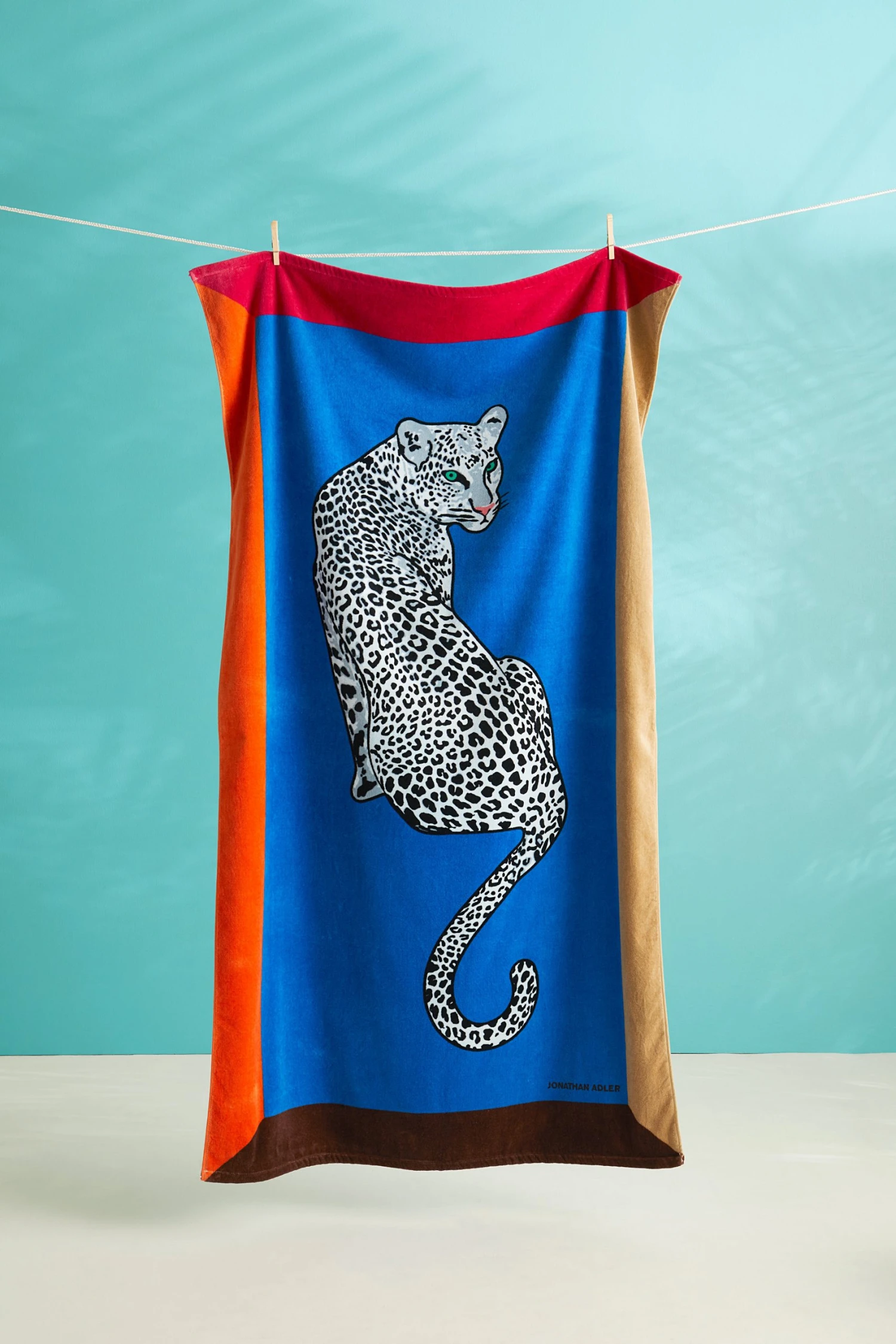 SU21_Beach_Towels_Leopard.jpg Jonathan Adler Leopard Beach Towel