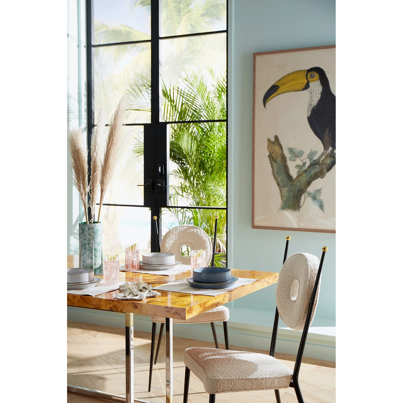 SU21_Bond_DiningTable_Rondo_DiningChair_c8ef0283-67f8-4c1b-ba55-844ecfd9dc45.jpg Jonathan Adler Barraband Toucans 1