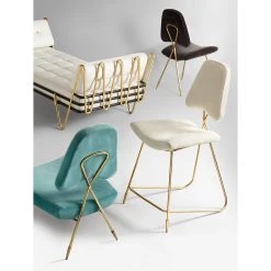 Jonathan Adler Maxime Counter Stool Chairs