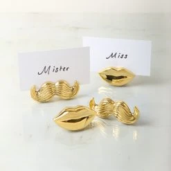 Jonathan Adler Mr. & Mrs. Muse Place Card Holders 4 Jonathan Adler Mr. & Mrs. Muse Place Card Holders
