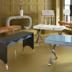 Jonathan Adler Desks Siam Waterfall Console/Desk 7 Jonathan Adler Desks Siam Waterfall Console/Desk