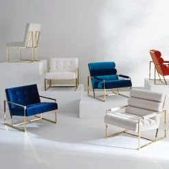 Jonathan Adler Goldfinger Dining Chair 10 Jonathan Adler Goldfinger Dining Chair