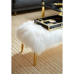 Jonathan Adler Benches & Ottomans Large Mongolian Bench