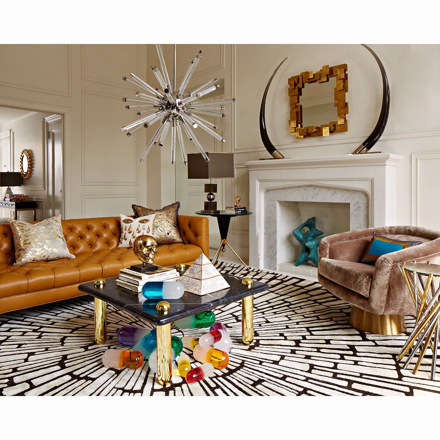 Web_FA16_BaxterLeatherSofa_UltraCocktailTable_LucitePills_d9173486-a328-46f4-86d8-1036fec90ab6.jpg Jonathan Adler Bestsellers Medium Acrylic Pill