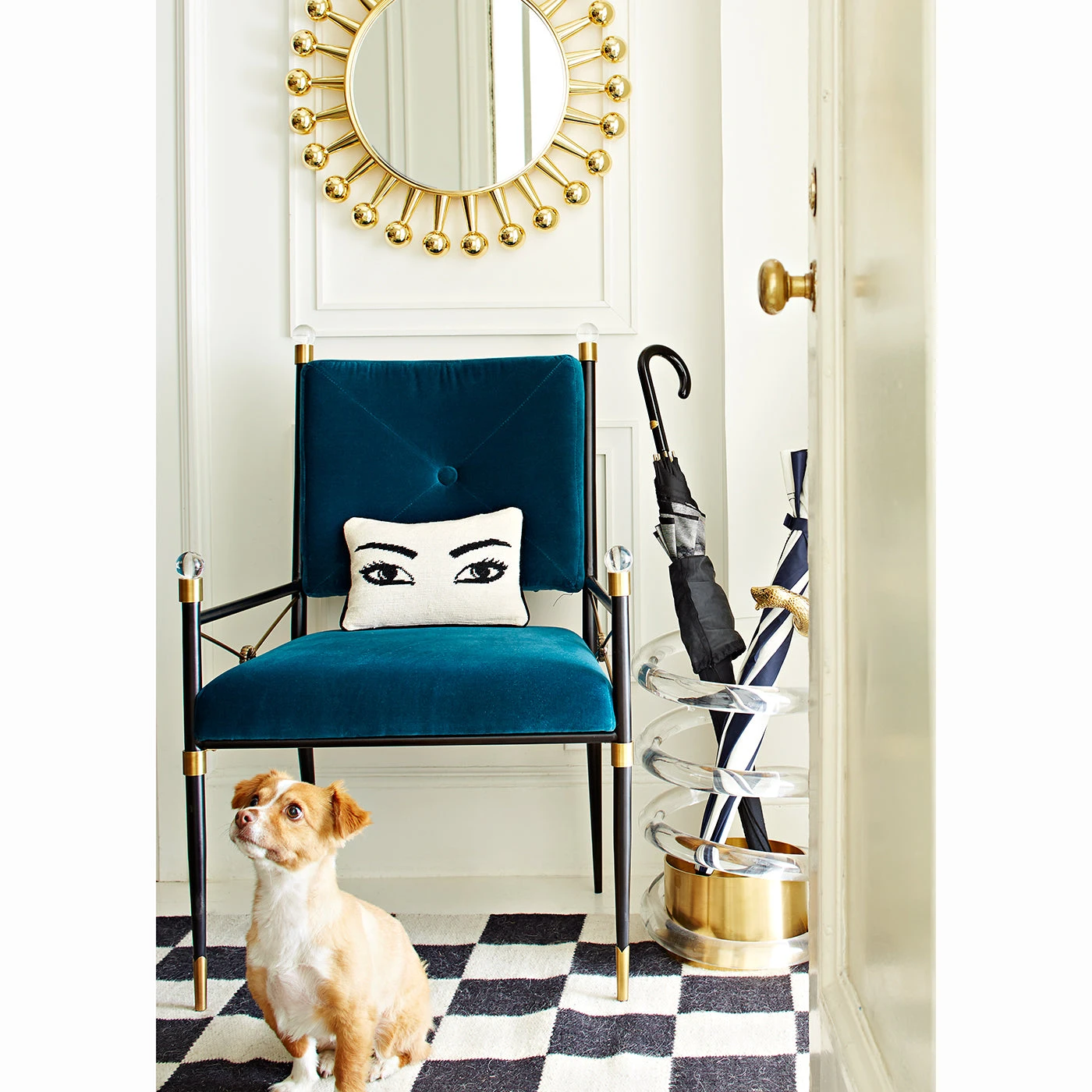 Web_FA16_RiderArmChair_JackMirror_Foxylady_fc82bed5-e4c6-4be2-b5e2-12108d19da78.jpg Jonathan Adler Rider Arm Chair Ready-To-Ship Furniture