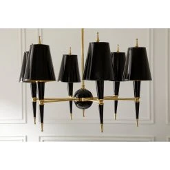 Jonathan Adler Versailles Chandelier With Painted Shade