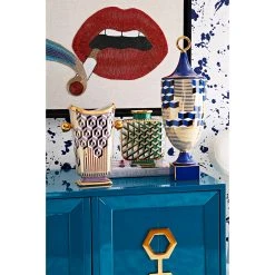 Jonathan Adler Versailles Cube Urn Vases