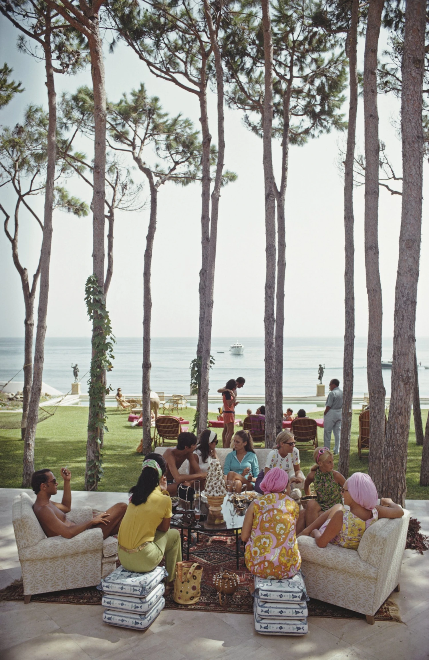 aarons_Marbella_House_Party.jpg Jonathan Adler Slim Aarons "Marbella House Party" Photograph Photography