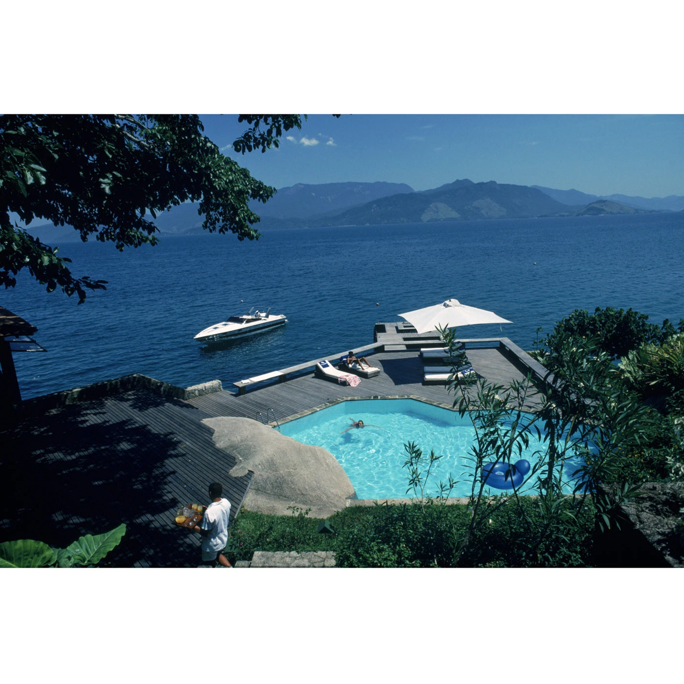 aarons_poolbysea.jpg Jonathan Adler Slim Aarons "Pool By The Sea" Photograph