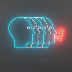 Jonathan Adler YELLOWPOP X Jonathan Adler Atlas Long, LED Neon Sign