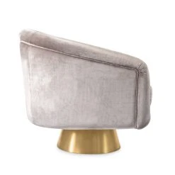 Jonathan Adler Bacharach Swivel Chair & Tuffet