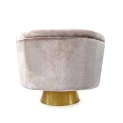 Jonathan Adler Bacharach Swivel Chair & Tuffet