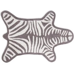 Jonathan Adler Bath Accessories Reversible Zebra Bath Mat