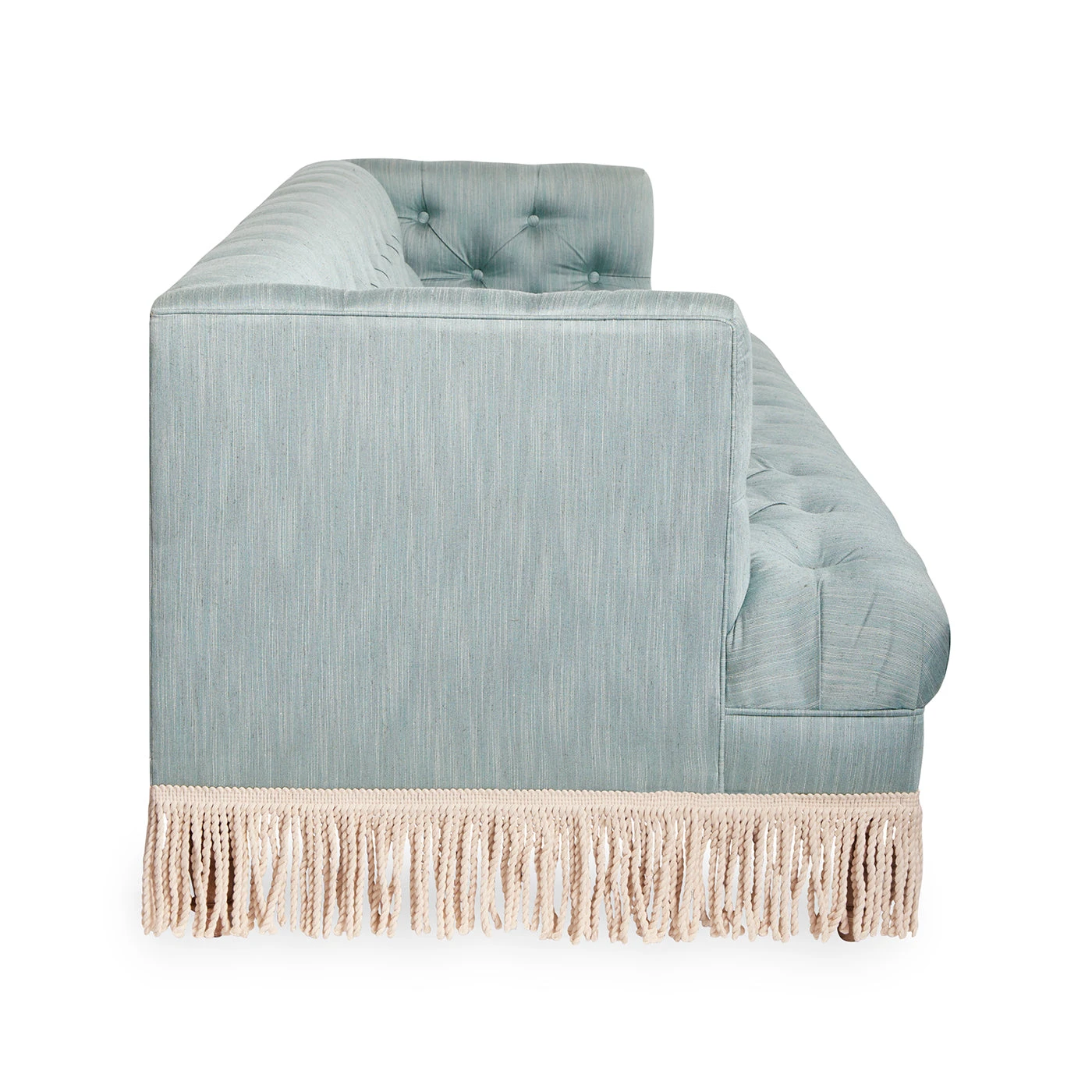 baxter_sofa_biarritz_jade_fringe_c.jpg Jonathan Adler Baxter T-Arm Sofa With Bullion Fringe