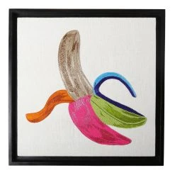 Jonathan Adler Bold Banana Beaded Wall Art