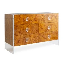 Jonathan Adler Dressers & Chests Bond Six-Drawer Dresser 6 Jonathan Adler Dressers & Chests Bond Six-Drawer Dresser